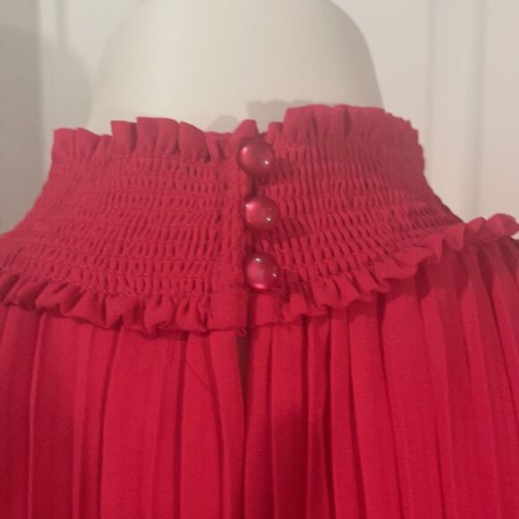 Nanette Lepore Red Asymmetrical Dress - Picture 6 of 12